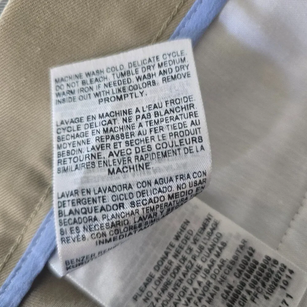 Dockers Pants Mens 34 x 32 Brown Khaki Straight Fit Cotton Chino Pants